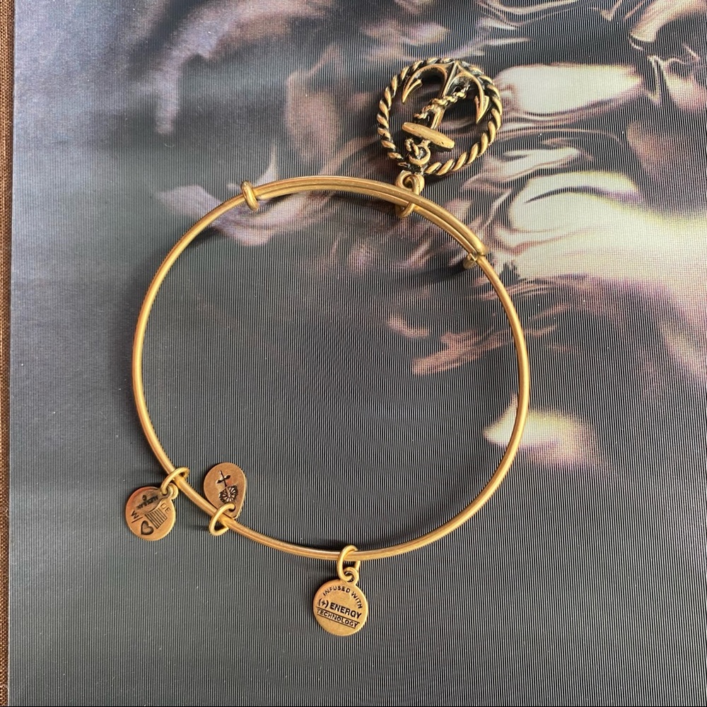 Alex and Ani Path of Symbols Anchor Adjustable Bracelet
